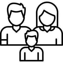 Happy Family Icon