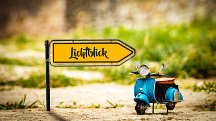 Signposts the direct way to the Ray of Hope