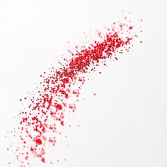 Hypnotic Red Glitter Tapestry: A Spark of Festival Magic