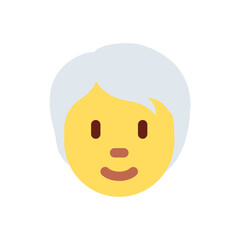 Woman with White Hair