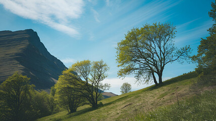 landscape in the mountains
