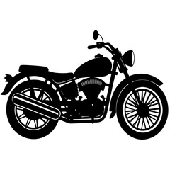 Obraz premium motorcycle isolated on white background