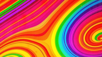 Nostalgic Rainbow Prism with Aged Effects