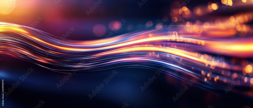 Poster abstract lines background design with vivid colors and patterns for creative projects and digital ar