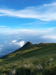 Fototapeta premium of the natural beauty of the mountains