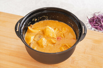 レンジで簡単バターチキンカレー