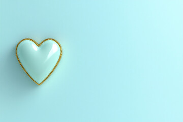 Obraz premium highlighted heart border