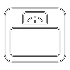 Obraz premium Scale icon in line style