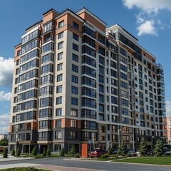 Obraz premium Modern luxury living in premium apartments.