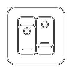Switch icon in line style