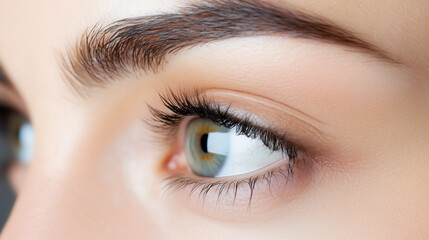 Obraz premium closeup shot of woman eye