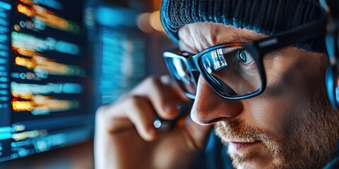 A network security administrator using encryption to protect digital communications and sensitive data.