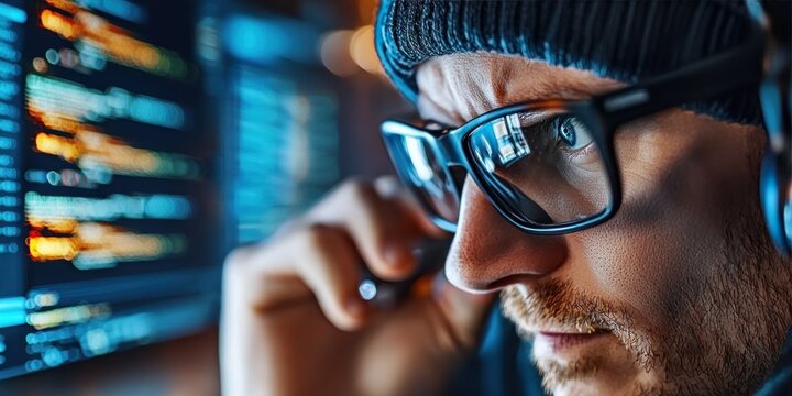 A network security administrator using encryption to protect digital communications and sensitive data.