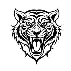 tiger head vector