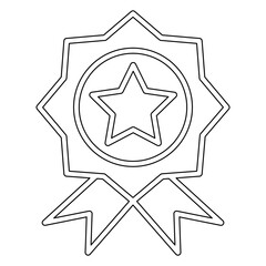 Reward icon in line style