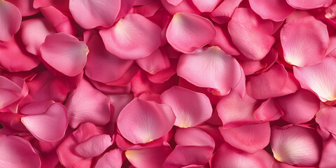 Fototapeta premium Vibrant Pink Rose Petal, macro 