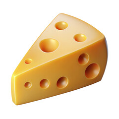 Fototapeta premium cheese isolated on white