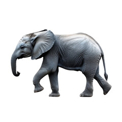 Obraz premium Baby elephant safari portrait in africa wildlife photography natural habitat captivating viewpoint