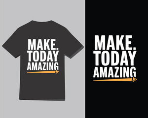 Obraz premium t shirt design typography 