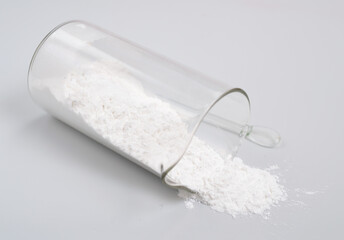 Magnesium stearate. It is a soap, consisting of salt containing two equivalents of stearate and one magnesium cation