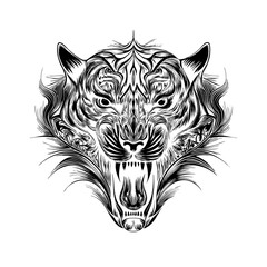 The tiger is a fierce and dangerous animal.