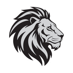 lion head vector