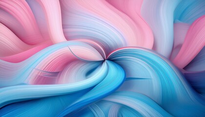abstract background with a blue and pink swirl movie details minimalist in pastel colors lightness tenderness airiness and elegance