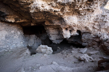View Into the Ancient Ruin at Montezuma’s Well in Sedona, Arizona USA
