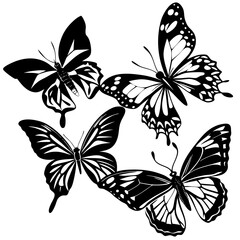 "Stunning Butterfly Stock Vector Art | Vibrant Designs"