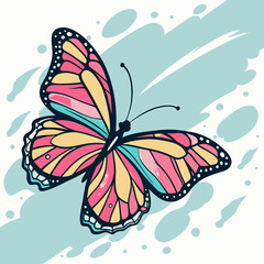 "Stunning Butterfly Stock Vector Art | Vibrant Designs"