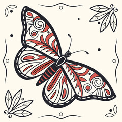 "Stunning Butterfly Stock Vector Art | Vibrant Designs"