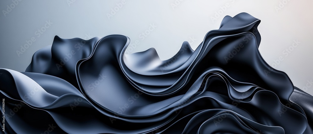 Poster black abstract background with smooth texture and subtle gradients for design and creative projects