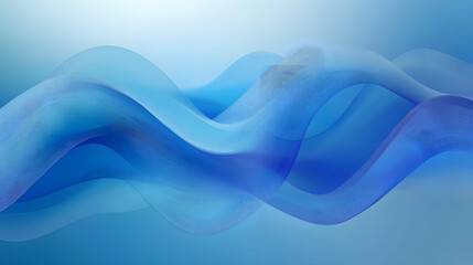 Fototapeta premium Blue background vector presentation design with wavy lines and soft curves 