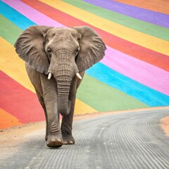 Obraz premium elephant in the wild