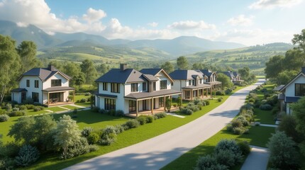 Peaceful Modern Homes in Mountain Valley Development