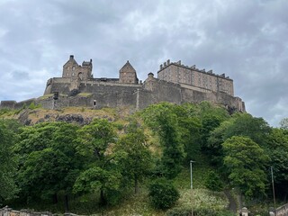 Fototapeta premium Scotland Edinburgh Castle Architecture Medieval