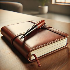 notebook and pen
