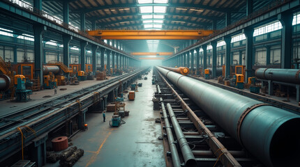 pipe rolling shop top view