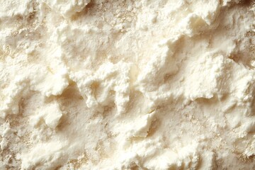 Organic cottage cheese on a plate, white curds, traditional dairy product, clean eating, probiotic-rich, wholesome nutrition, low-fat cheese option, creamy texture, food illustration, book illustratio