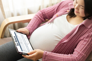 Online tax return form for submitting individual income tax return form snugly on the internet...