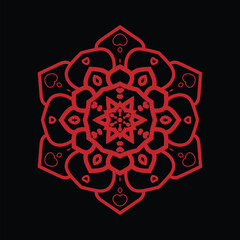 Detailed Floral Patterns and Symmetrical Design