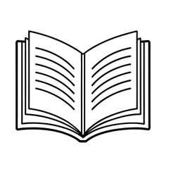 open book vector illustration