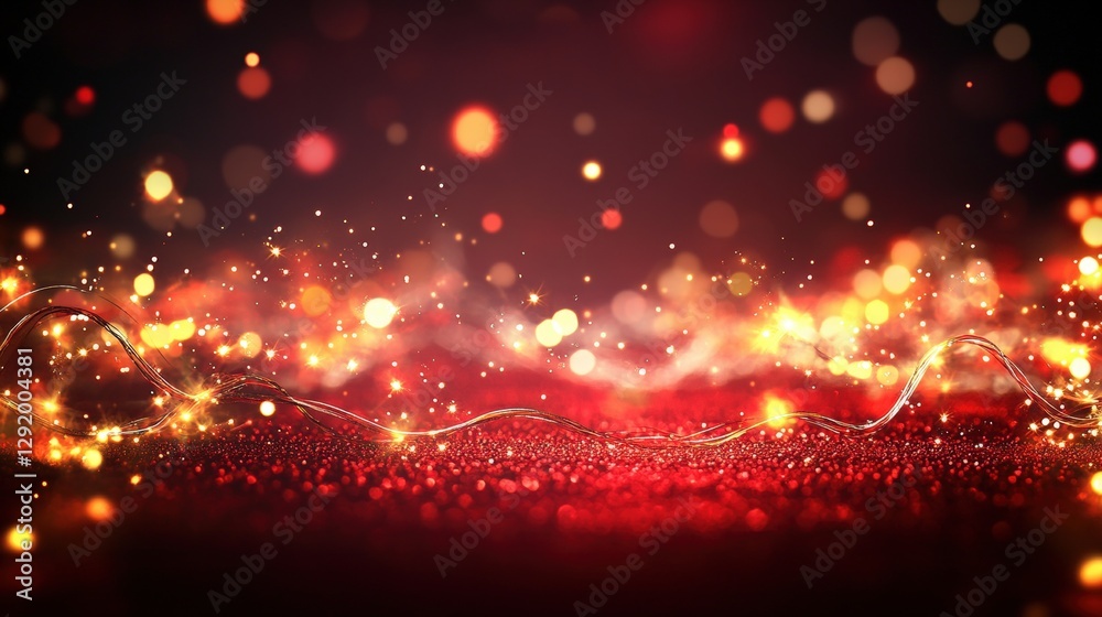 Aufkleber red and gold abstract background with textured patterns and soft gradients for design projects