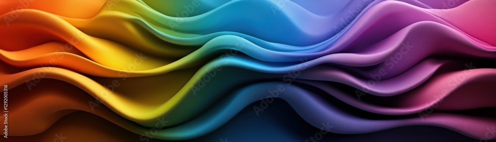 Poster abstract background featuring colorful waves and dynamic shapes for creative design projects