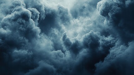 Abstract Cloud Background with Dim Light Effects