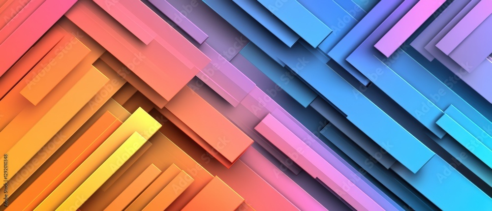 Poster abstract background with colorful lines and shapes creating a dynamic visual composition