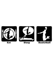 basketball eat sleep play dunk  basket © Scal