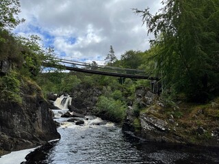 Scotland Scottish Highlands Isle of Skye Waterfall UK