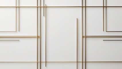 A refined white background framed by thin metallic gold lines, combining simplicity with luxury for business cards, invitations, or executive branding.