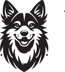 Fototapeta premium wolf head vector